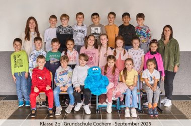 Schülerinnen und Schüler der Klasse 2b