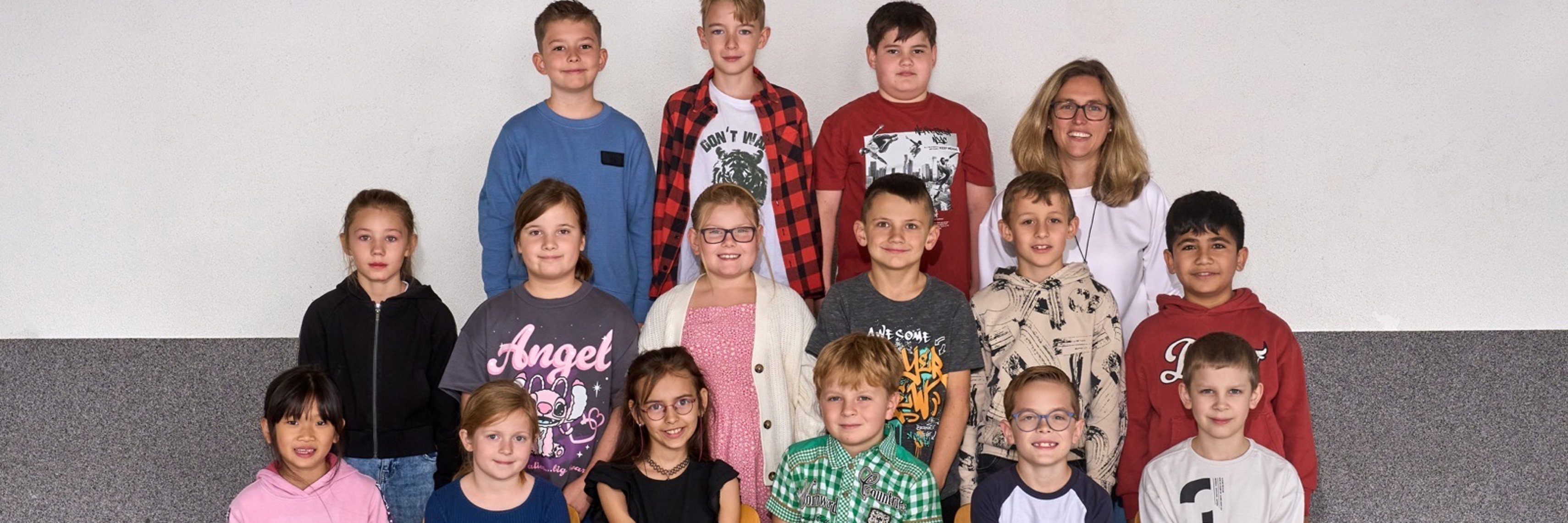 Schülerinnen und Schüler der Klasse 3a
