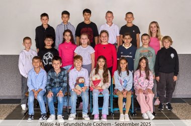 Klassenfoto 4a Schülerinnen und Schüler der Klasse 4a