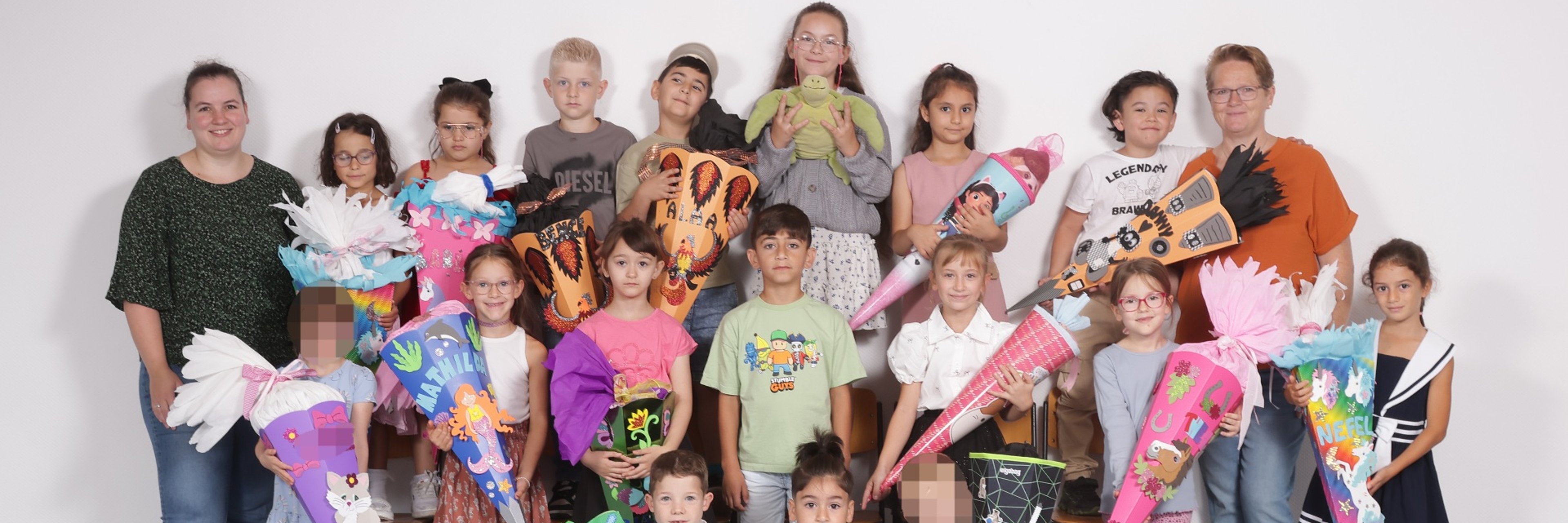 Klassenfoto der Klasse 1b