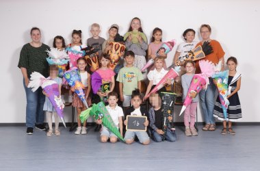 Klassenfoto der Klasse 1b