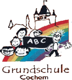 Kinder mit einem Regenbogen